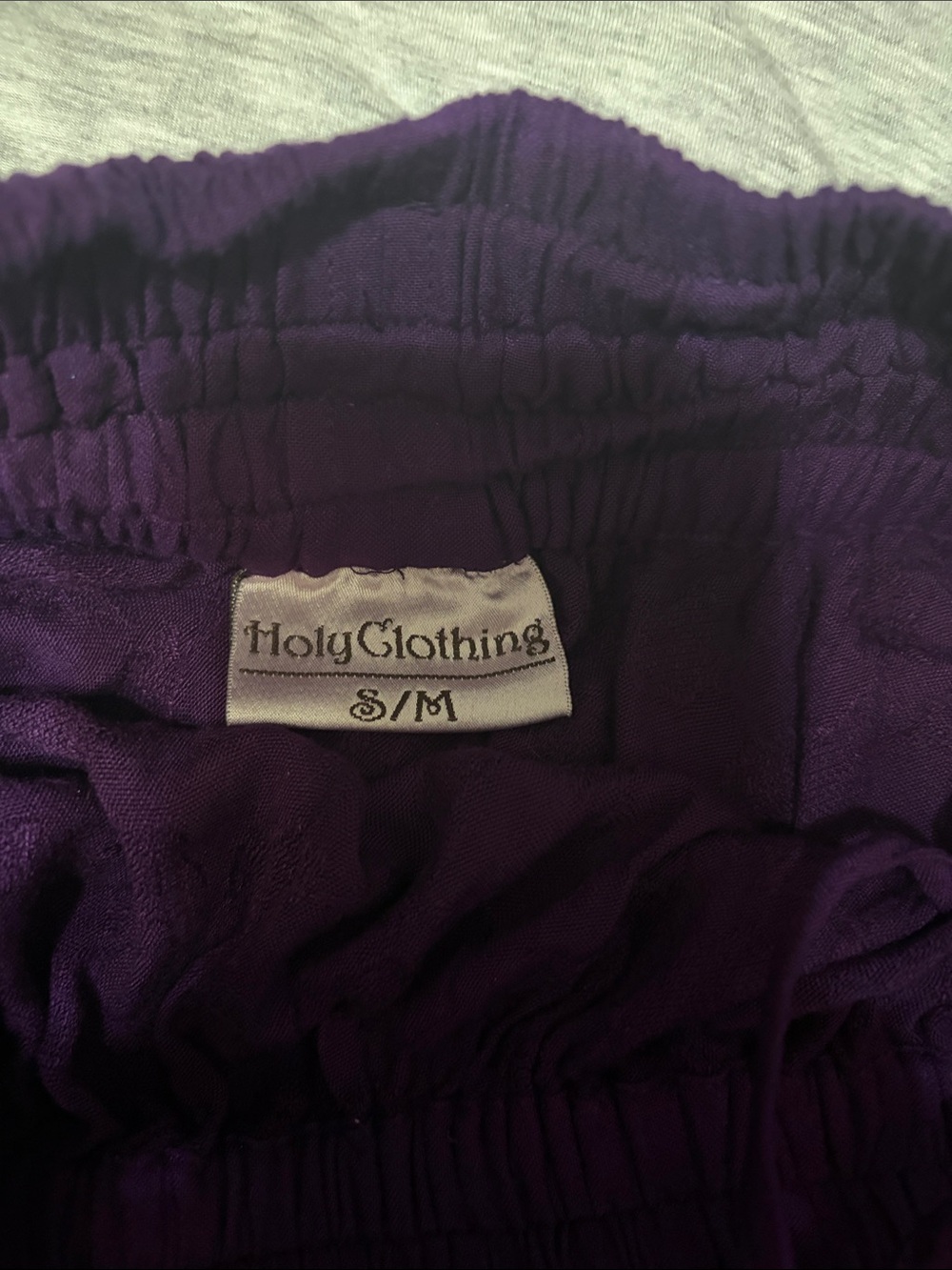 Holy Clothing Purple Maxi Skirt - S/M